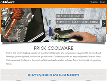 Tablet Screenshot of frickcoolware.com
